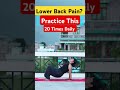 Yoga for Lower Back Pain  #backpainrelief #shorts #yogaanytimeanywhere #yogaposes