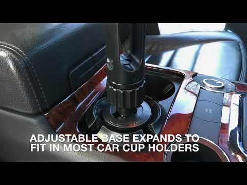 Macally MCUPPRO Car Cup Mount Holder for iPad/tablet and iPhone/smartphone Macally
