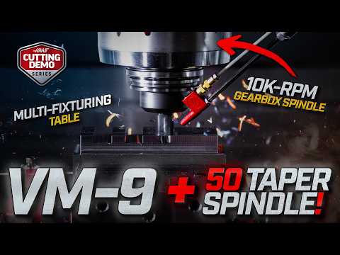 The New VM-9 50-Taper VMC. Large-scale Mold Making Prowess. Haas Automation, Inc.