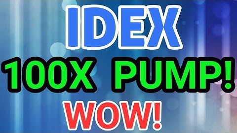 IDEX 100X Pump! || IDEX Price Prediction || IDEX News Today