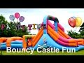 Bouncy Castle Kids Party Time Family Fun for Children- 4 Bouncy Castle Huge Slides |TheChildhoodLife