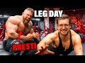 Leg day con mr olimpia  andrea presti