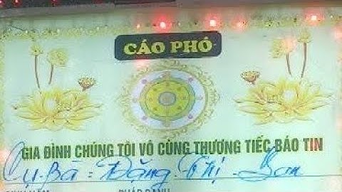 LỄ TANG CỤ BÀ ĐẶNG THỊ LAN TẠI CẦN ĐƯỚC TÂY NINH 