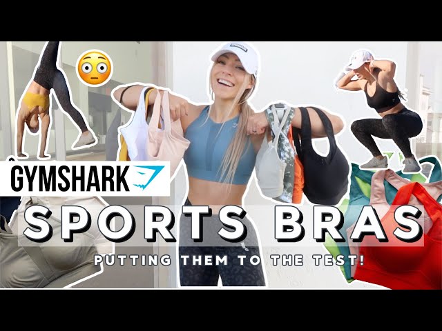 Gymshark Sports Bras Review  Testing High, Medium & Low Support