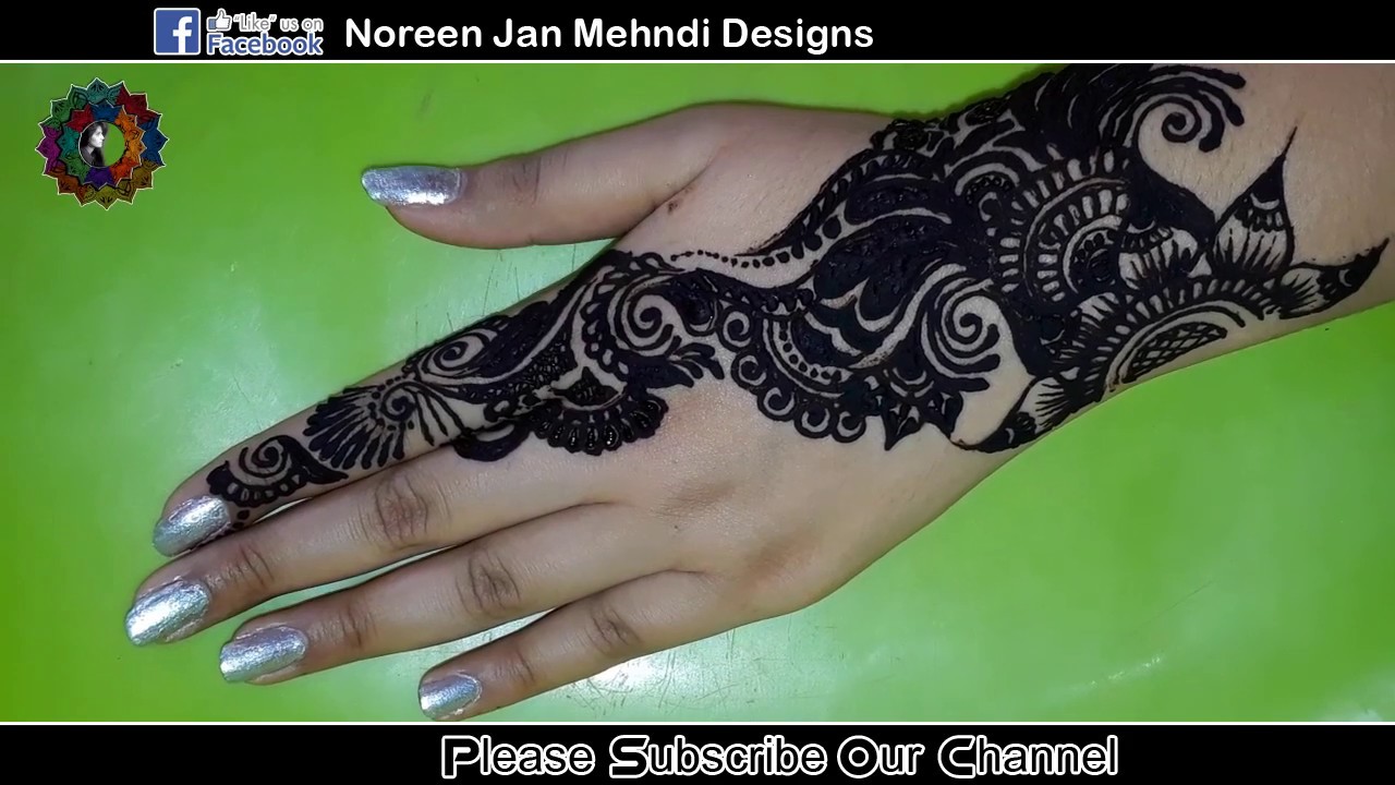 Arabic Mehndi Designs For Hand Simple Mehndi Design Hand Henna