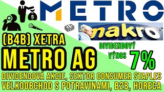 Metro AG - investujte do akcií obchodů Makro se 7% dividendou. Akcie se stále jeví podhodnocená!