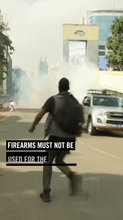 Kenyan authorities  teargas and shoot  protesters ??
 - نشر قبل 29 دقيقة