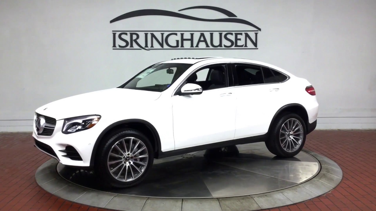 18 Mercedes Benz Glc 300 4matic Coupe In Polar White Youtube