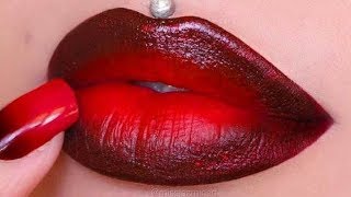 20 Easy Red Lipstick Tutorial 2019 - Trendy Lip Art Ideas for Stylish Ladies