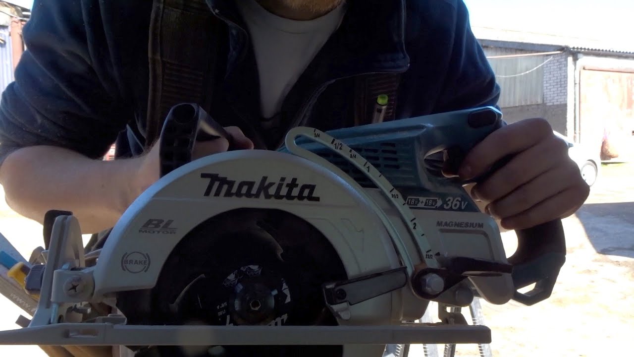 Makita REAR HANDLE Saw Is a BEAST YouTube