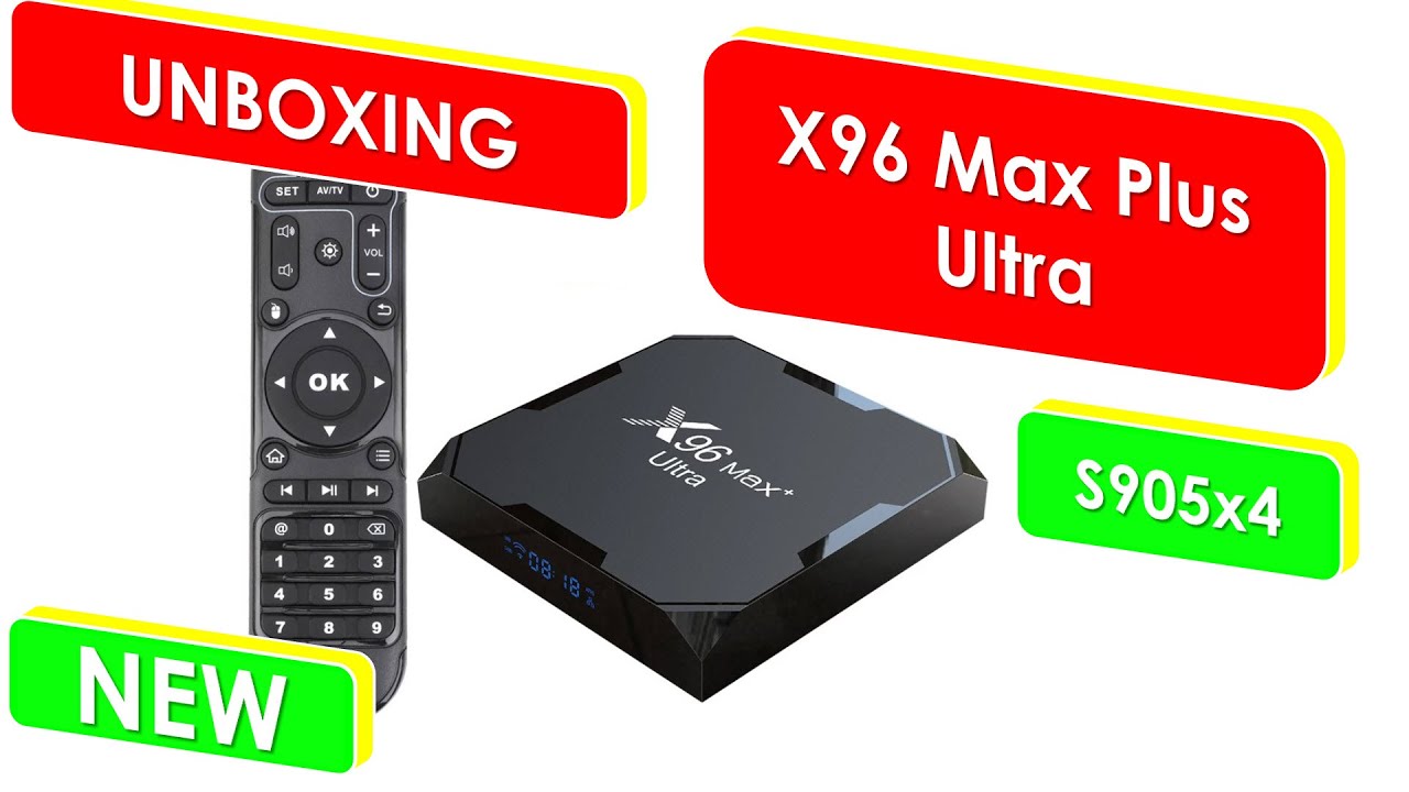 Smart TV Boxes : X96 Max+Ultra (4GB+32GB)