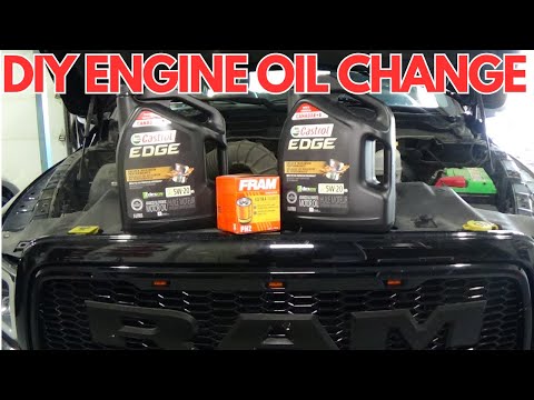 How To Change Engine Oil - DIY Dodge Ram 1500 5.7L Hemi
