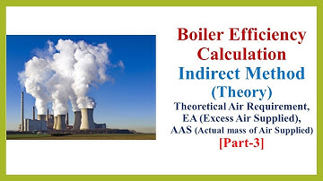 Part-III [Theory] Boiler Efficiency | Indirect method | Theoretical Air Required | Excess Air Supp.