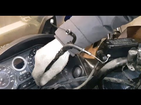 замена троса газа jcb 3cx