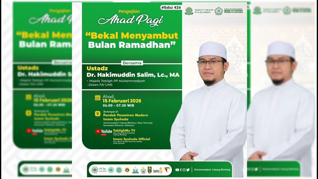 📢📢📢AHAD PAGI #Edisi 426 Majelis Tabligh Muhammadiyah Cabang Blimbing