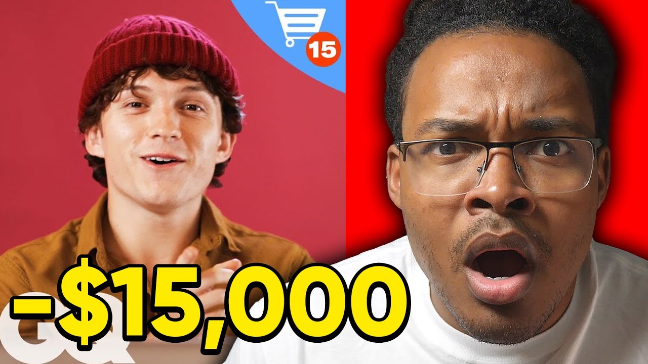 Millionaire Reacts: Tom Holland's $1.2M Shopping Spree | GQ