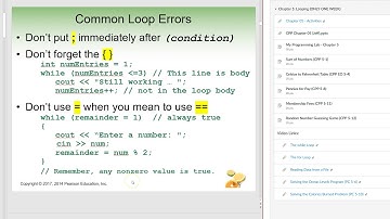 C++ Chapter 05 Activities (One Week)
