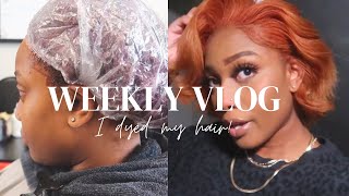 WEEKLY VLOG | dying my hair, planning Zuri’s 2nd birthday, end of semester struggles &amp; more!