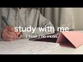 study with me / 1hour / no music, real sound