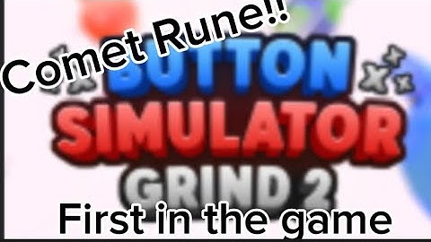 I’m The First One In The Game To Get This INSANE Rune!!! 👀 🍀 Button Simulator Grind 2