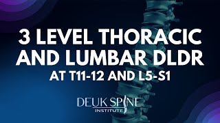 Watch LIVE Spine Surgery  THORACIC and LUMBAR Laser Disc Repair (Q&A W/ Dr. Deuk)