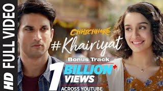 Lyrical: Khairiyat | Chhichhore | Nitesh Tiwari | Arijit Singh | Sushant, Shraddha | Pritam