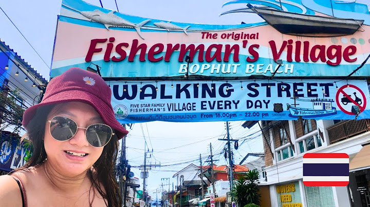 Koh Samui 2025 : Plage de Bophut, marché nocturne du village de pêcheurs et spectacle de feu (Str...
