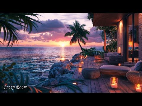 Relaxing Sunset Serenity - Soothing Seaside Bossa Nova Jazz to Enjoy Your Weekend
