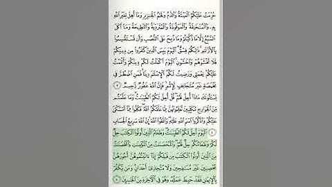سورة المائدة - من الآية 1 حتى الآية 11