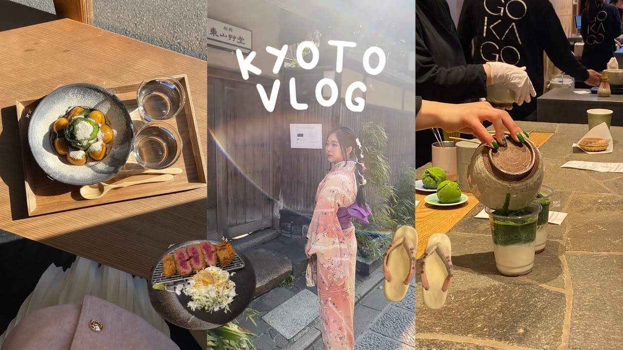 KYOTO VLOG 🍥 | Gokago, Tenjuan Temple, Totaro, What i eat in Kyoto