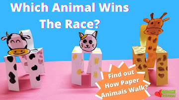How to Make a Walking Paper Animal?