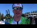 Bob Thompson, 19th in 15 k skate at Sovereign Lake NorAm/SuperTour