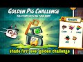 Angry birds 2 the golden pig challenge with shade 