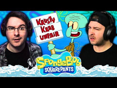 SPONGEBOB SQUAREPANTS Season 2 Episode 20 REACTION! | Squid on Strike/Sandy, SpongeBob, and the Worm