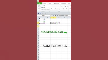 Sum formula \\ microsoft excel formula \\ #excel #formula1  \\hindi #new #shorts