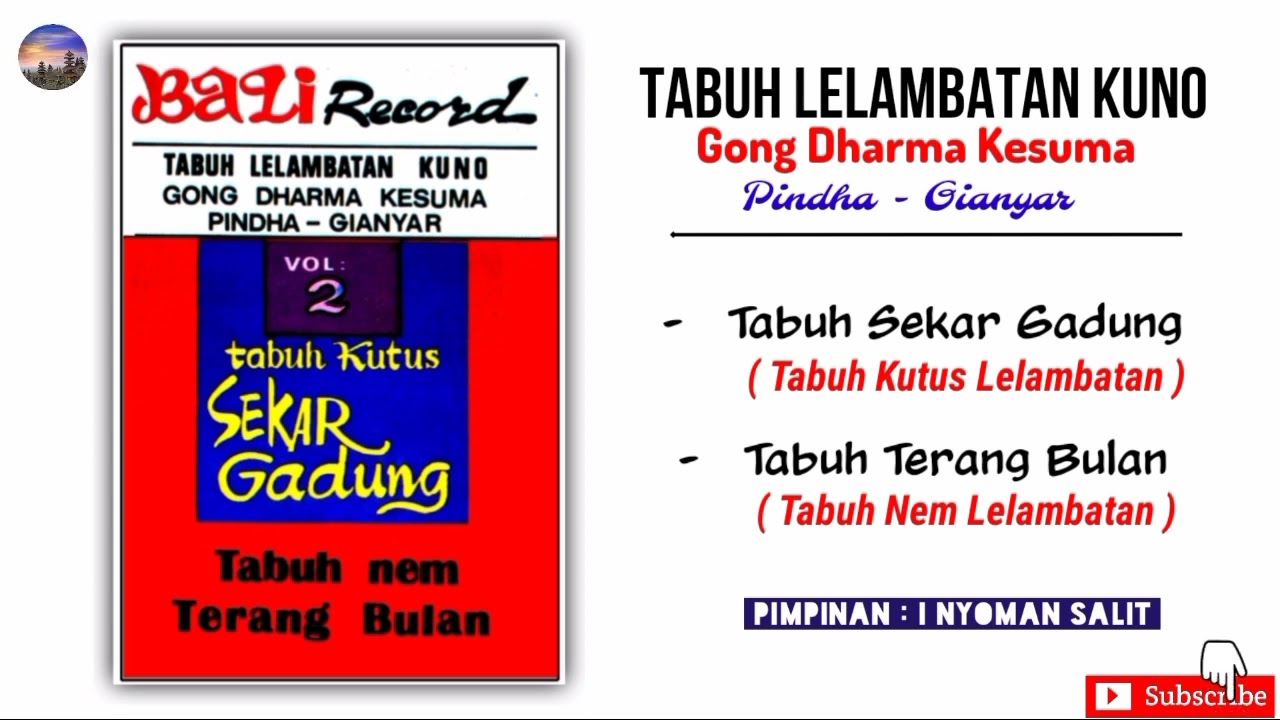 Tabuh Gong Lelambatan Pinda Gianyar Vol 2 Full