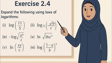 Class 9 Math | Exercise 2.4 Q3 | Expand Logarithms using Log Laws | Urdu + Easy Explanation
