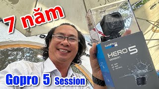 Mở hộp đồ cổ Camera Gopro 5 Session sau 7 năm để quên trong kho