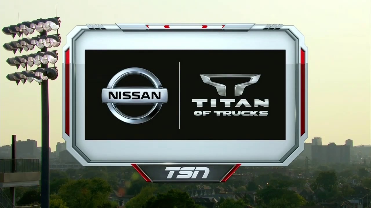 CFL on TSN Nissan sponsor tag 2019