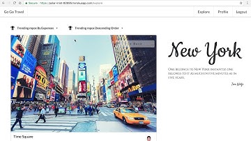 CS498 The Art of Web Programming Final Project - GoGoTravel
