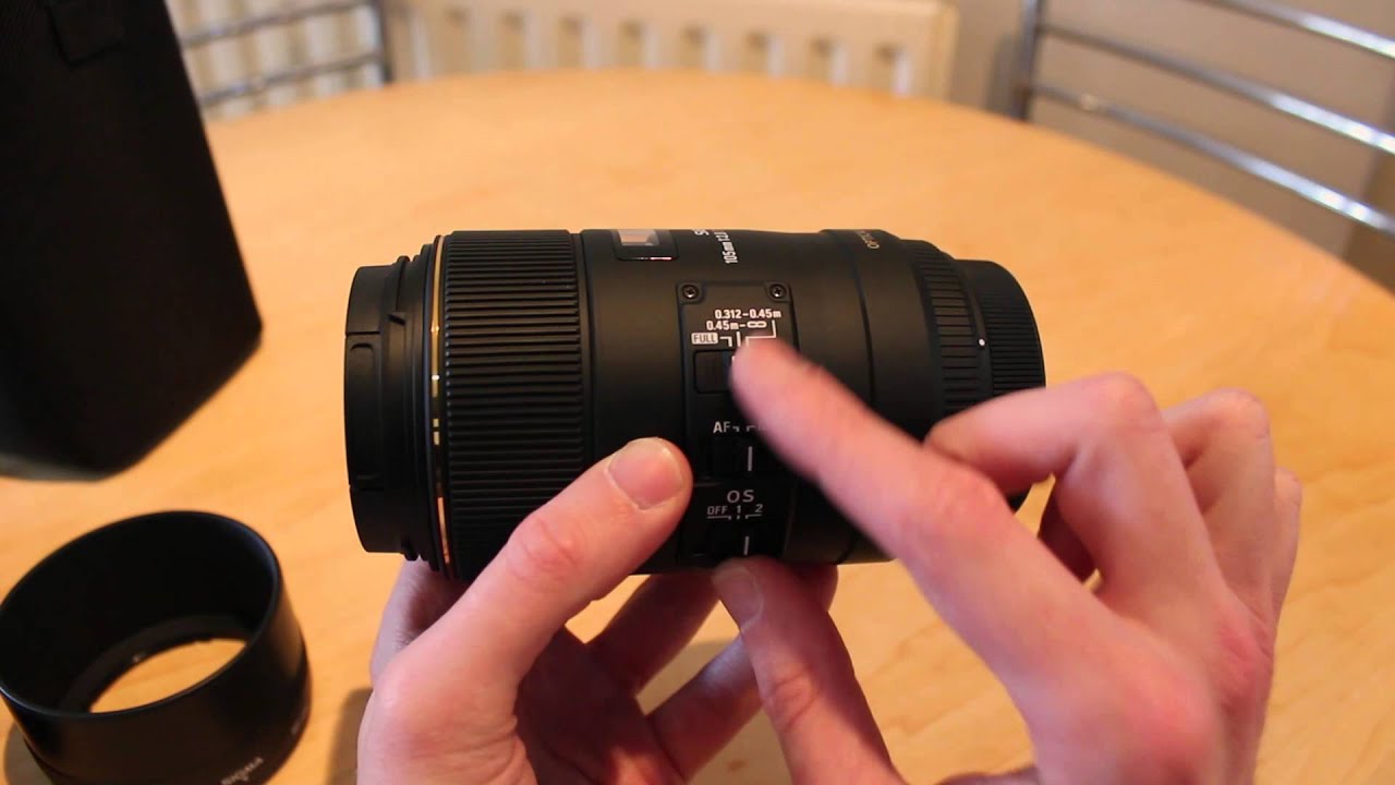 Sigma 105mm F2.8 EX DG Macro OS lens unboxing - YouTube