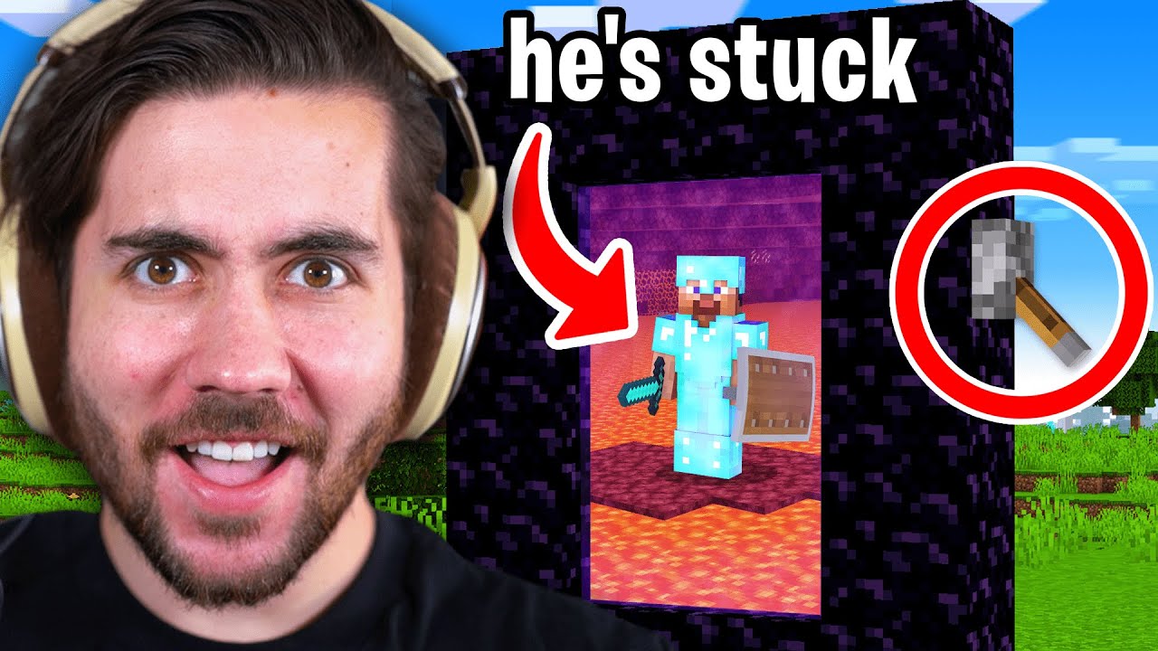 I Trapped My Friend In The Nether FOREVER...