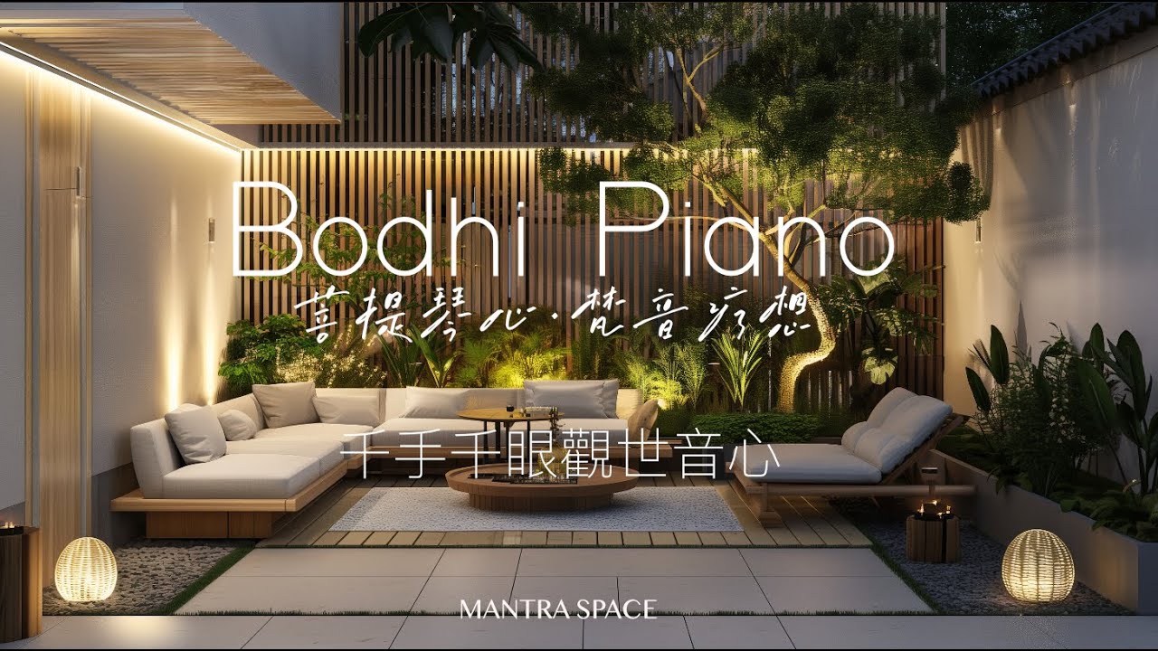 千手千眼觀世音心咒・菩提琴心系列 ｜所求如愿·消灾免难·慈悲能量 | Avalokiteshvara Mantra・Bodhi Piano｜Wish Fulfillment・Crisis Relief