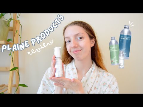 PLAINE PRODUCTS REVIEW Are they worth it?? // Zero Waste Sustainable  Haircare + Body Care 