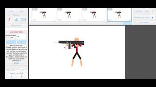 Gun Shooting Test. (Stick Nodes)