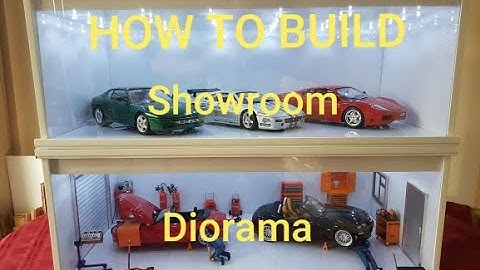 How To Build a Diorama/Showroom Display Case