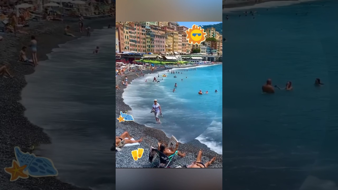 Black sand Beach🌊Italy🇮🇹 