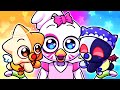 SUN, MOON, CHICA | Baby MUKBANG [COMPLETE EDITON]  - FNAF Security Breach ANIMATION [KIKICK!]