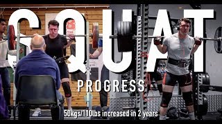 My 2 Year Squat Progress!