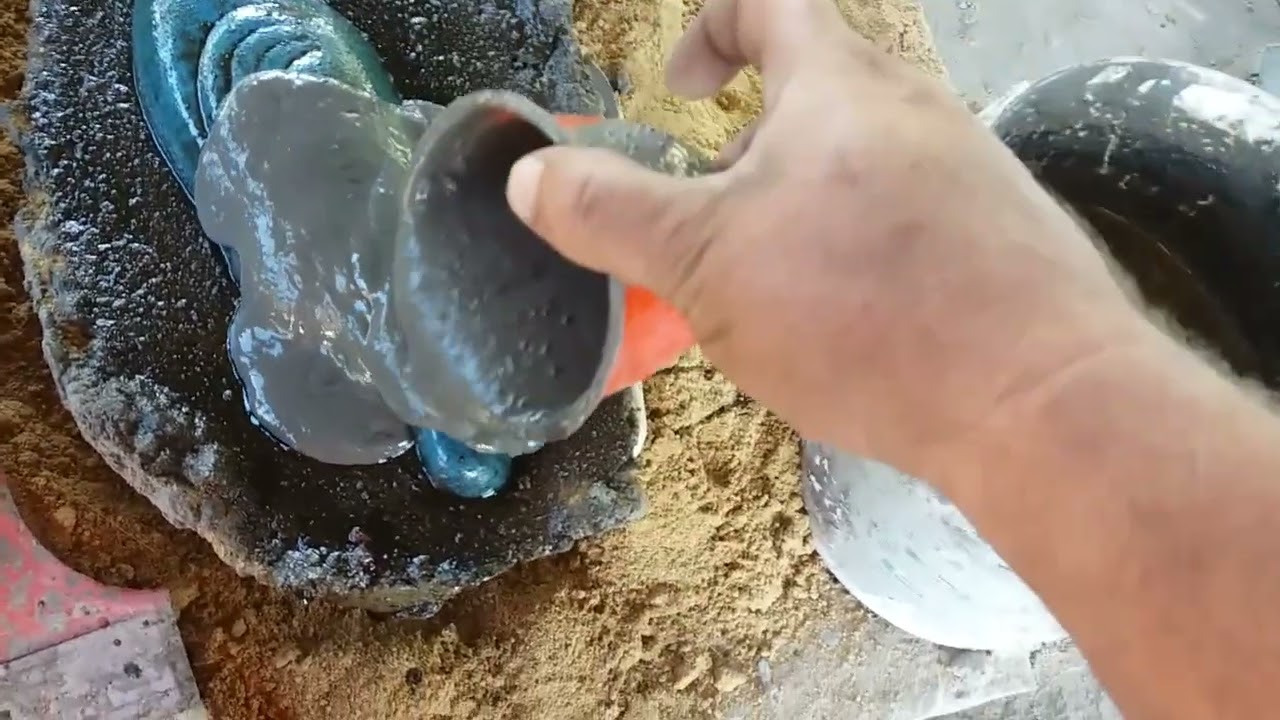 como fazer forma de garsa de artesanato de cimento e areia e ferro 2parte